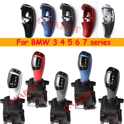 Gear Shift Knob For BMW 3 Series 4 Series F30 Shift Lever Cover Trim Cover Interior Accessories Carbon Fiber Pattern Gear Stick