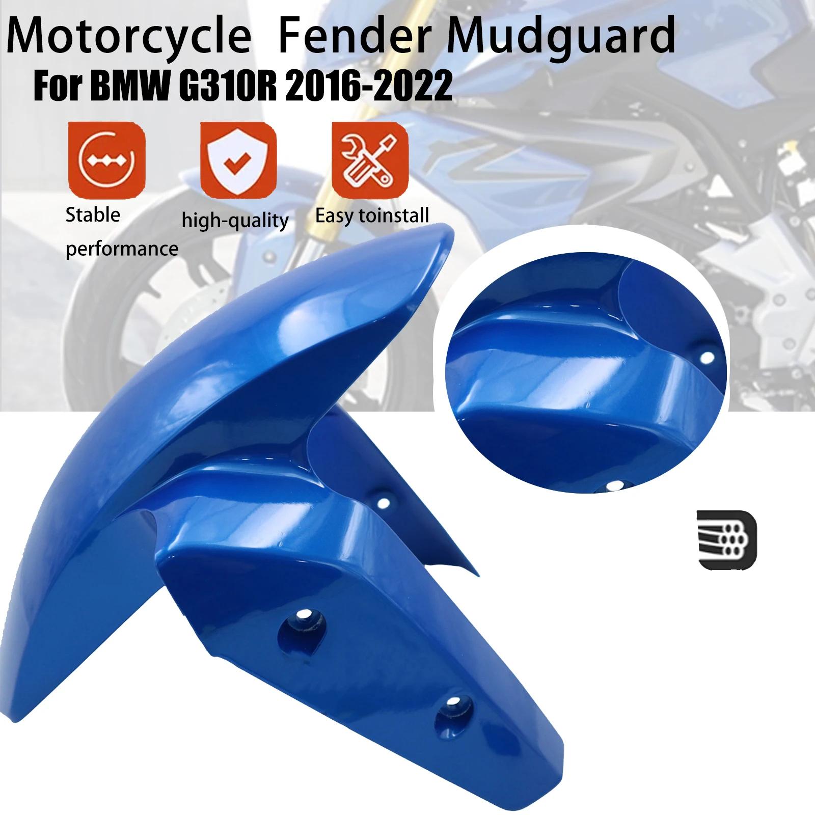 

For BMW G310R g310r 2016 2017 2018 2019 2020 2021 2022 Motorcycle Front Wheel Fender Mudguard Splash Guard Fairing Accessories