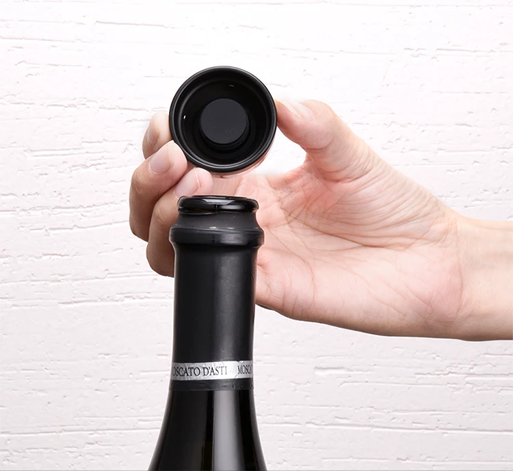1/2Pcs Vakuum Rotwein Flasche Kappe Stopper Silikon Versiegelt Champagner Flasche Stopper Wiederverwendbare Behalten Frische Wein stecker Bar Werkzeuge – Detail 16