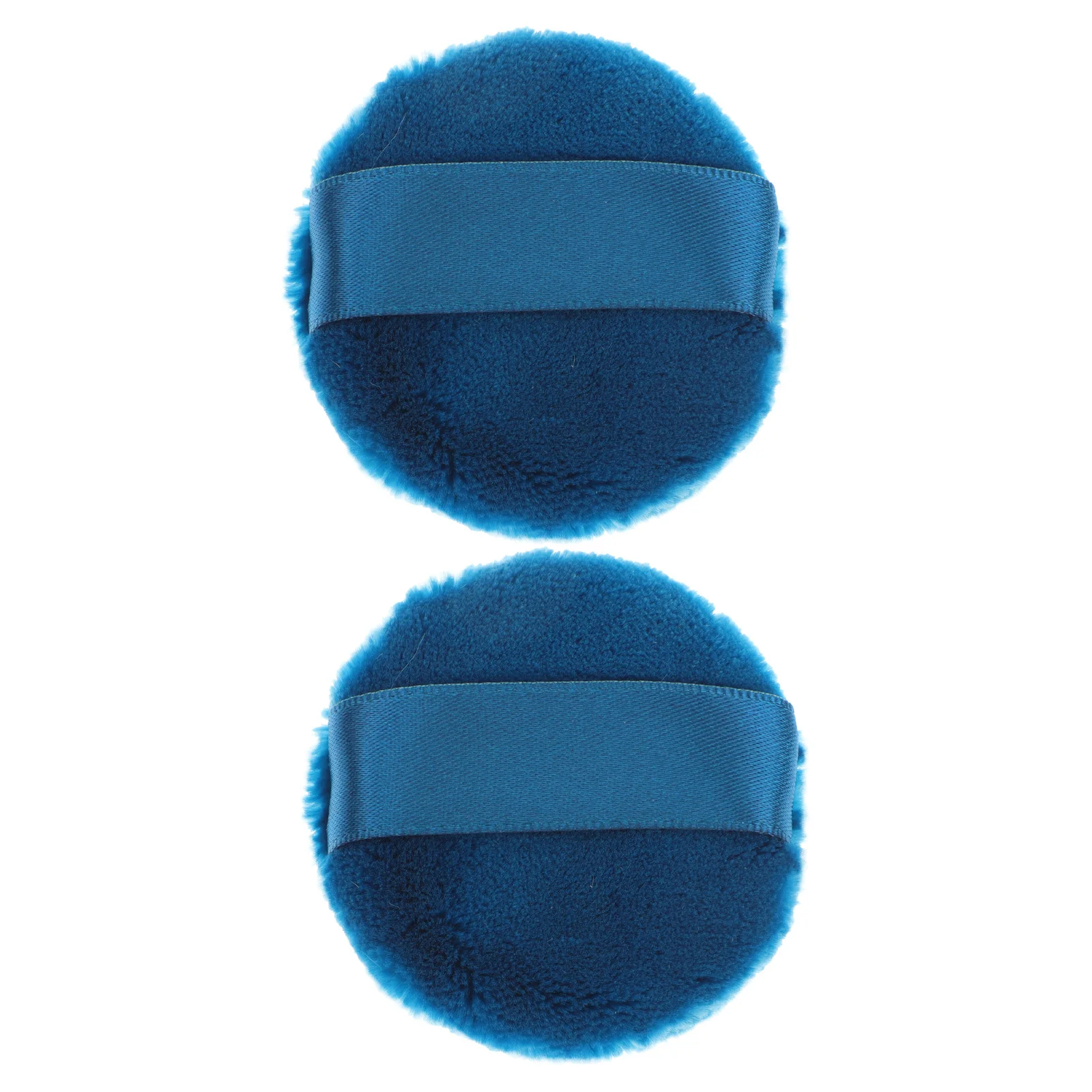 Tampons souples de remplacement pour maquillage sec, ronds et souples, outil de surligneur de poudre libre polyvalent, 2 pièces