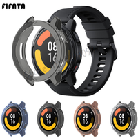 Protection Case For Xiaomi Mi watch color 2 Smart Watch Protector Frame Soft Crystal Clear TPU Case Cover For Mi watch S1 active