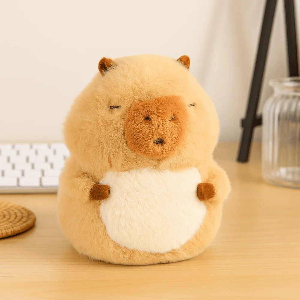 الحلي سطح المكتب البلاستيك كابيبارا بهلوان الحرف اليدوية كابيبارا نموذج تمثال الباندا هزاز ديكور سطح المكتب