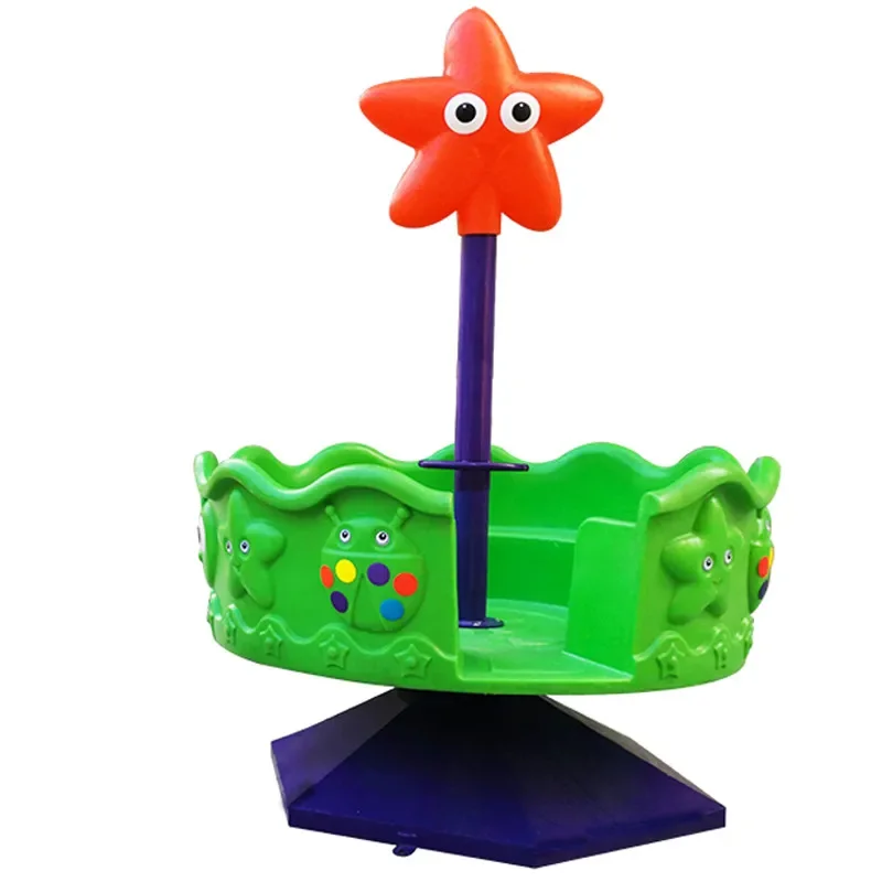 

Kindergarten swivel chair indoor and outdoor large and small combination carousel plastic outdoor playground equipment