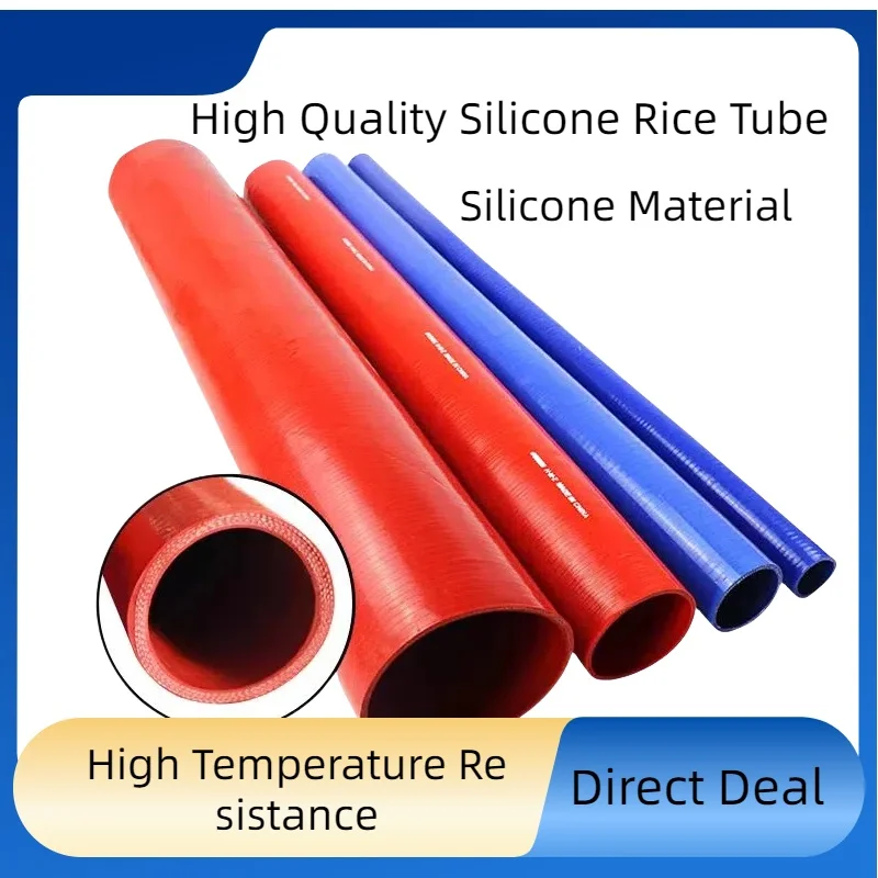 

Silicone rice tube with complete specifications for high temperature and pressure resistance, supporting customization