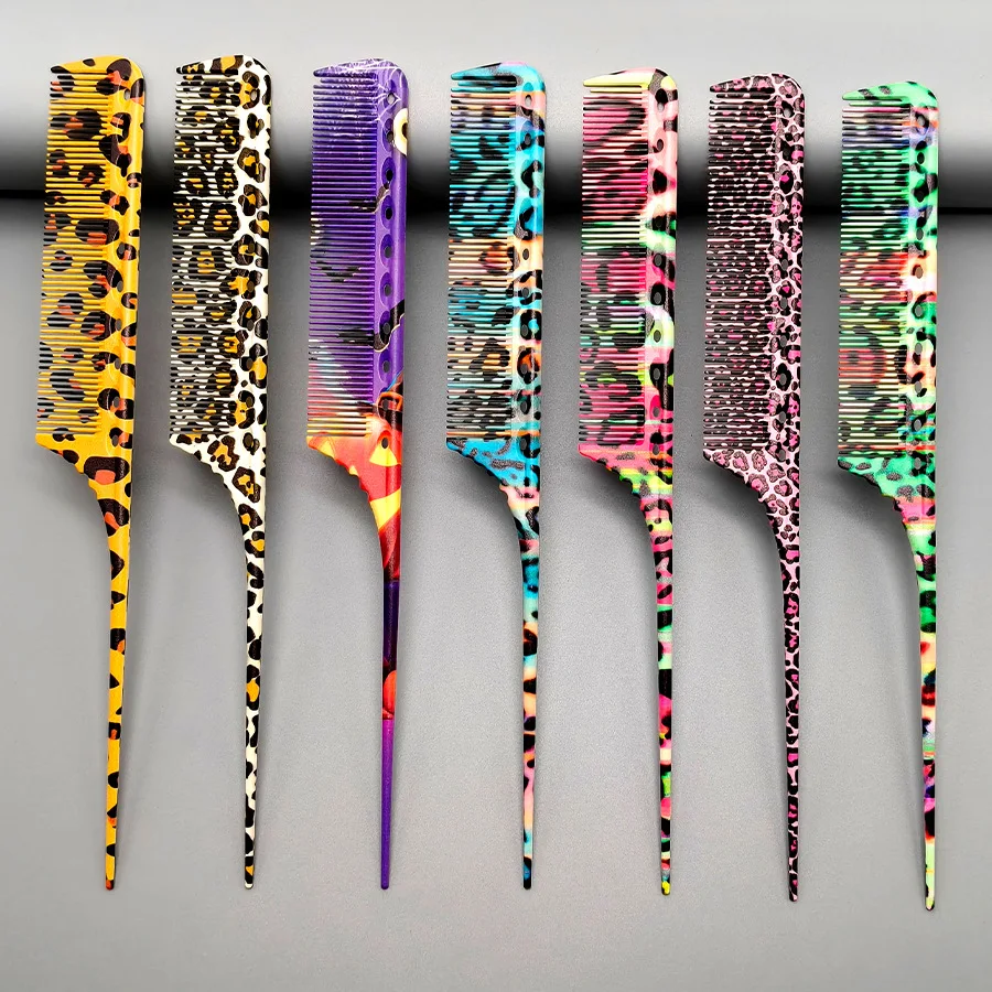Steel Needle Pointed-tail Comb Hair Salon Hairdressing Combs Barber Perm And Dye Hair Hairbrush Bridal Styling Tools 101 102
