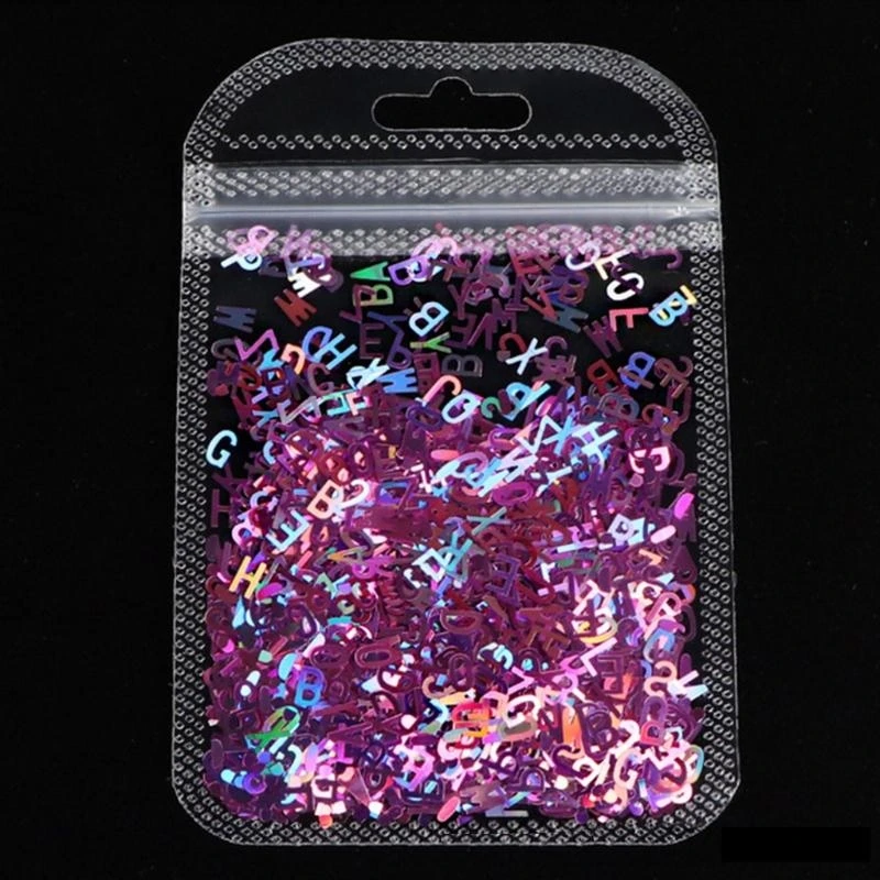 

Stylish English Letters Glitter Sequins Crystals Epoxy Resin Mold Fill