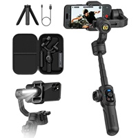 AOCHUAN Smart S2 Professional gimbal stabilizer for smartphones Built-in 18cm extension pole 3-axis gimbal stabilizer