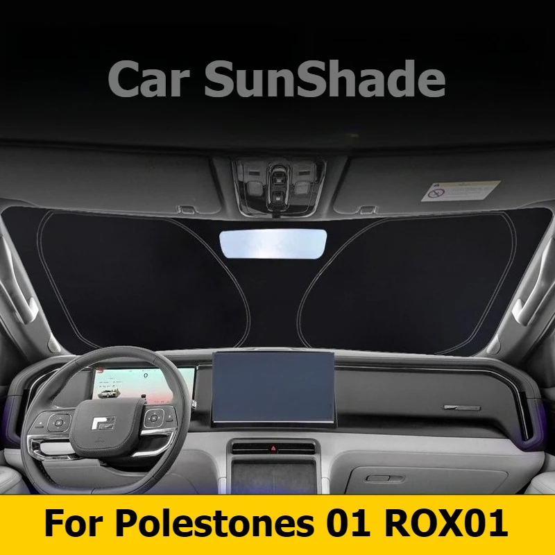

For Polestones 01 ROX01 2024 Sun Shade Front Rear Side Window Sunshade Windshield Sun Visor Outdoor Camping Interior Accessories