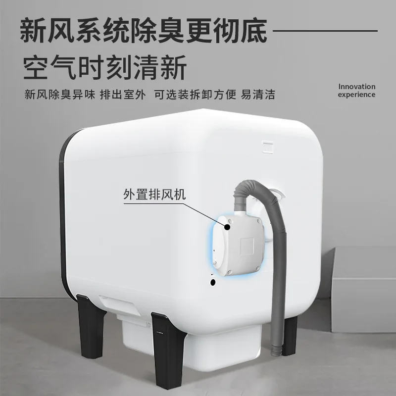 Smart Self-Cleaning Cat Litter Box with Ventilation Odor Control, Anti-Pinch Sensors, Extra Large for Multi-Cat Households