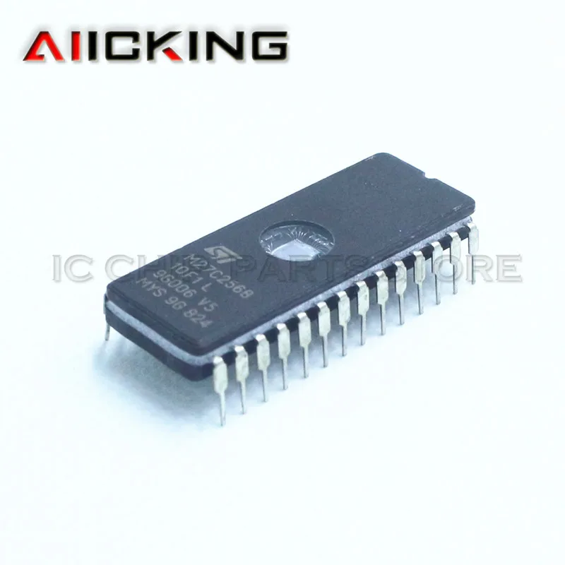 10pcs/lots, M27C256B-10F1 DIP28 EPROM, CMOS, 256K, Original IC Chip ,In Stock