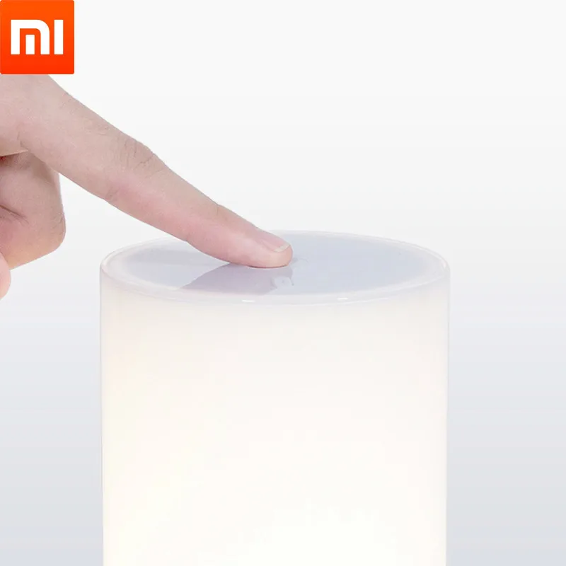 Original Xiaomi Mijia Mi Bedside Lamp Smart Light Indoor Bed Light 16 Million RGB Colors Changing Bluetooth WiFi Touch Control