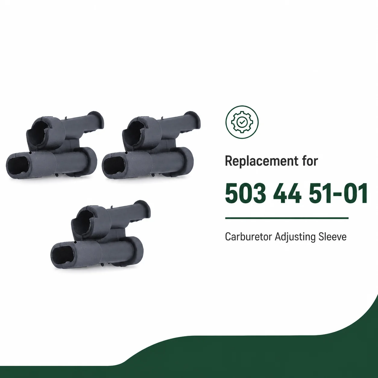 Carburetor Adjusting Sleeve 3Pcs For Husqvarna 61 268 268K 272 272K 272S 272XP Chainsaw Replaces 503 44 51-01 Saw Parts