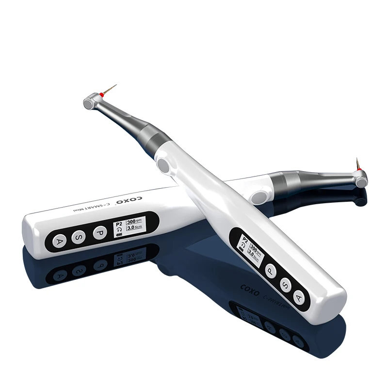 COXO C-SMART-MINI Dental Wireless Endo motor with/No light 1:1 push button Contra Angle head dental motor