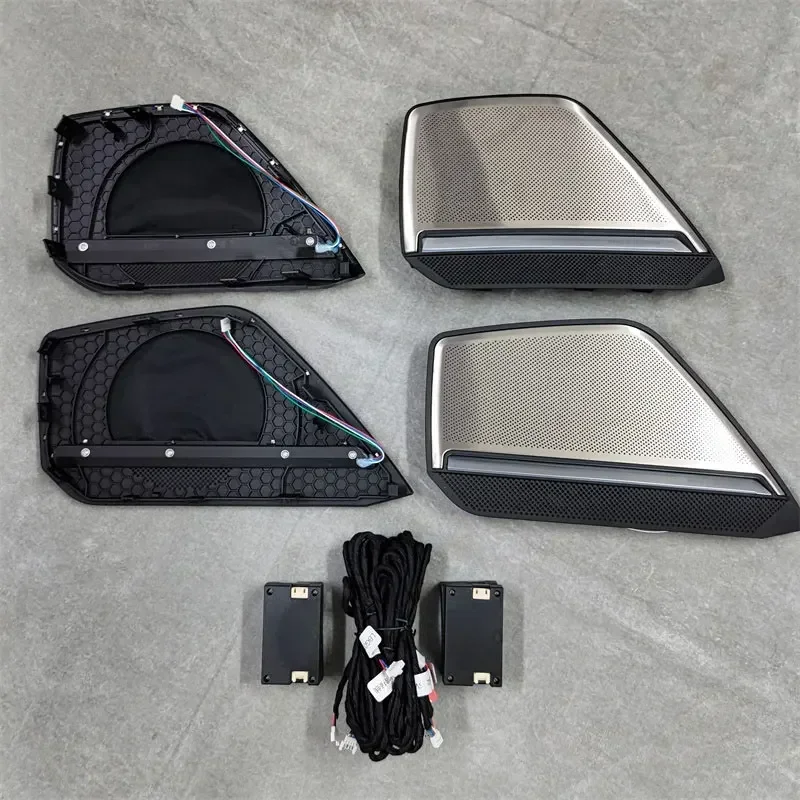 Car Speaker Cover Suitable for A6 C8 A7 Door Trim Panel 30 Colors LED Light Emitting Speaker Cover Auto Parts