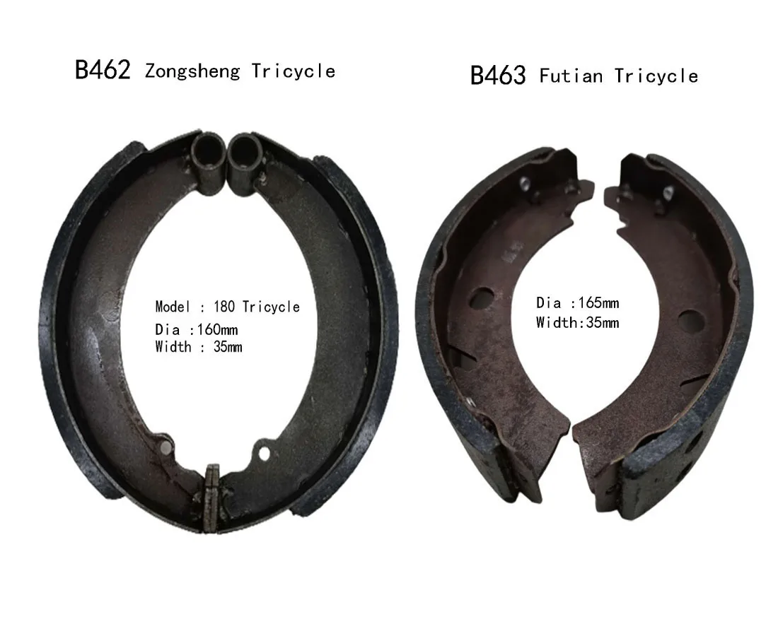 B463 Zongsheng Tricycle Electric Motorcycle Tricycle Brake Pads Rear Wheel 180 Oil Brake  Drum Caliper