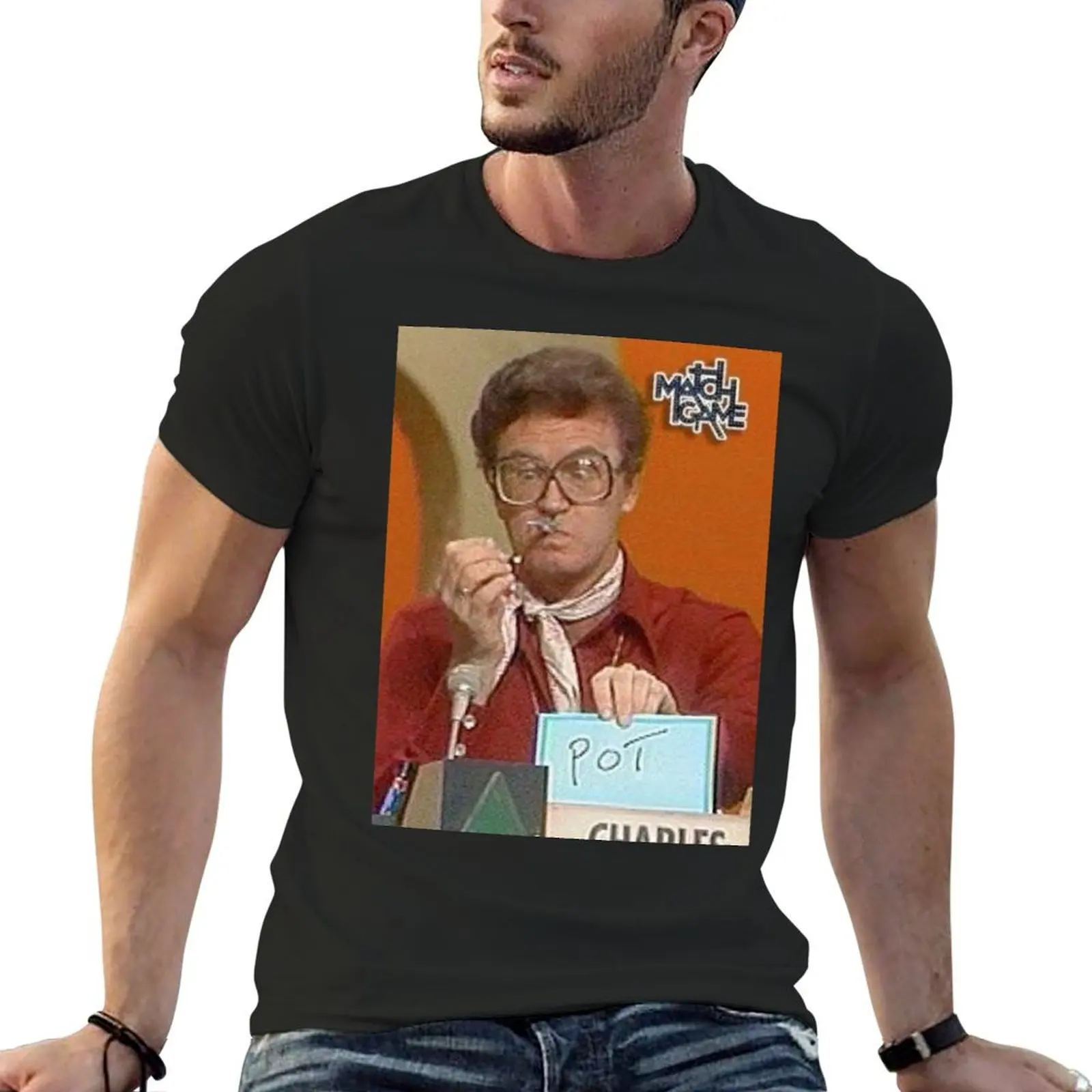 Charles Nelson Reilly Pot T-Shirt vintage anime heavyweight t shirts for men