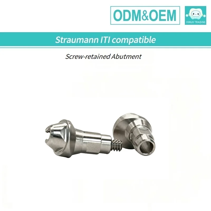 For Straumann Multi Unit Abutment Titanium Grade 5 17°30° Dental Angled Straight Screw Retained Prosthesis Factory Direct Sale