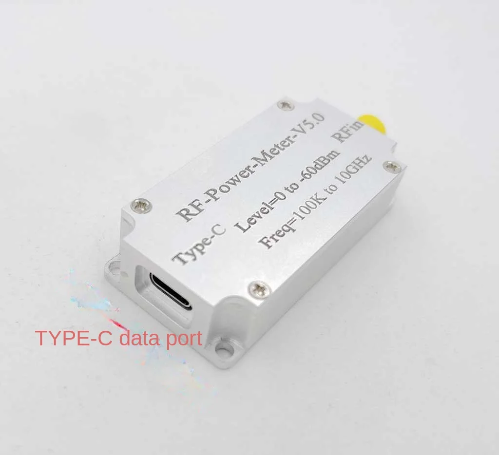 100K To 10GHZ USB RF Power Meter V5 USB Communication Data Export Power Detector Amplitude Measurement Software FOR Ham Radio