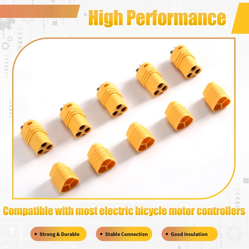 5Pcs MT60 Connector Ring Connector Adapter Electric Vehicle Model Drone Lithium Battery Connector Female [IANC-]