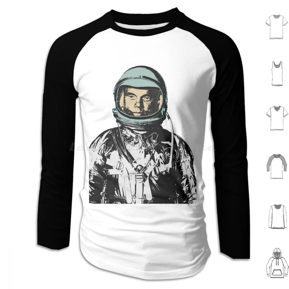 John Glenn Hoodies Long Sleeve Marine Corps Aviator Engineer Astronaut United States Senator Seven Friendship 7 John