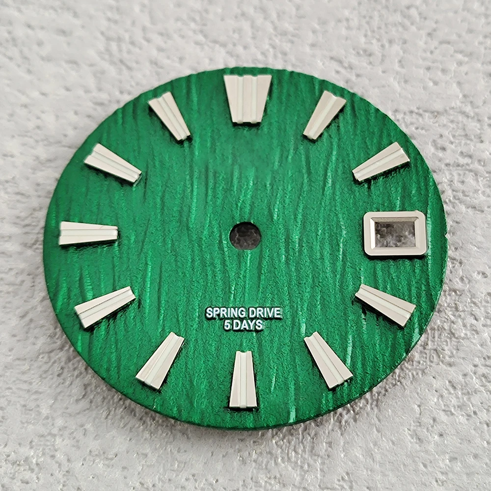 NH35 dial 28.5mm watch improvement replaces green luminous dial, suitable for NH35/NH36 movements