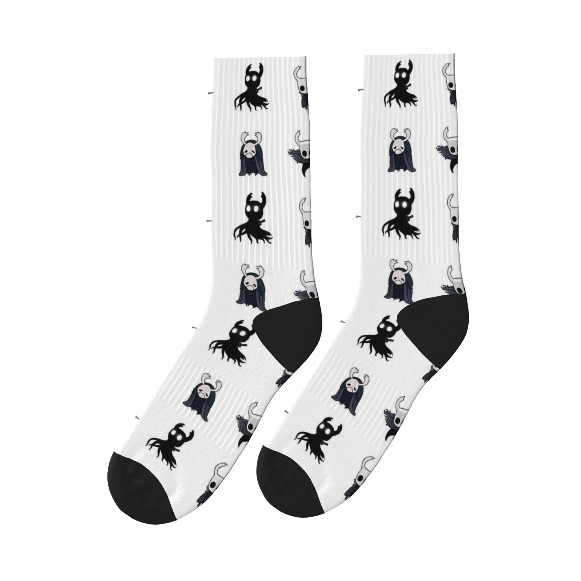 Couple Socks Hollow Knight Pack Print  Stockings Winter Retro Soft Breathable Socks Graphic Cycling Non Slip Socks