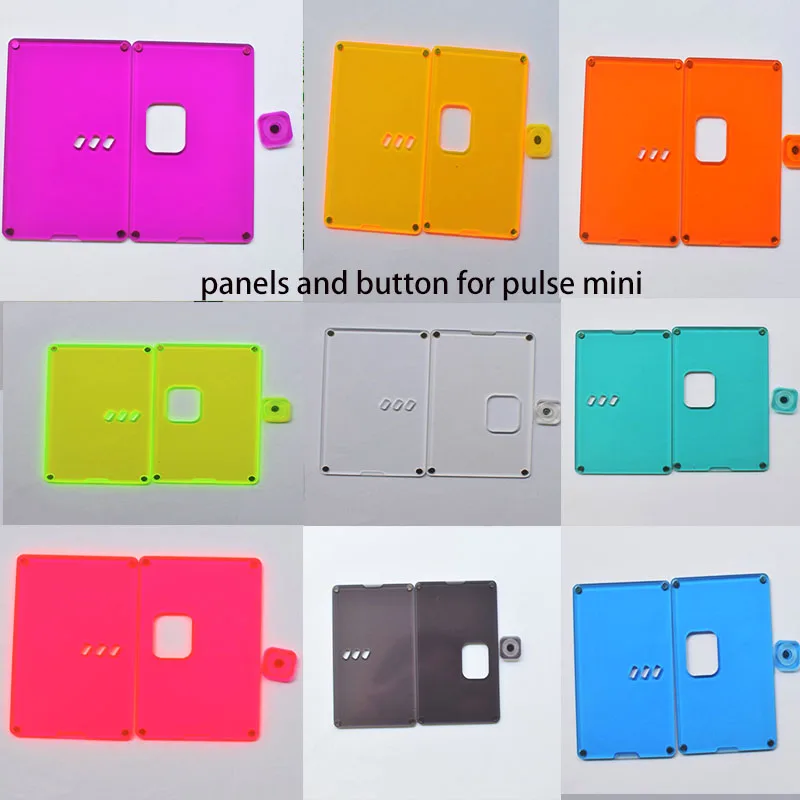 Replacement Front Cover Panels Panel Plate Buttons door for pulse mini aio .5 v3 5 4 DIY Mod Kit RBA Accessory furniture fitting