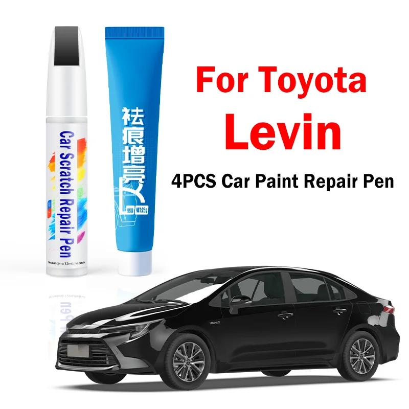

Для Toyota Levin ретуширующая краска ручка платиновая жемчужно-белая автомобильная краска царапины артефакт чернила кристалл черная ручка для рисования Toyota Levin