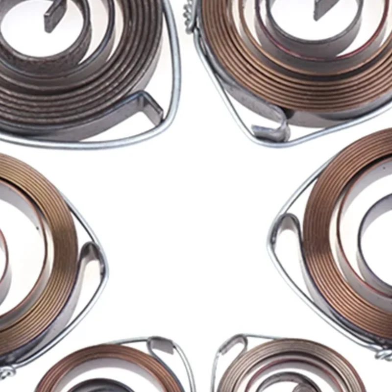 1 قطعة 0.7-1.5 سمك 680-1540 مللي متر طول دوامة سلك مسطح لفائف التواء الربيع قوة ثابتة تمديد الينابيع