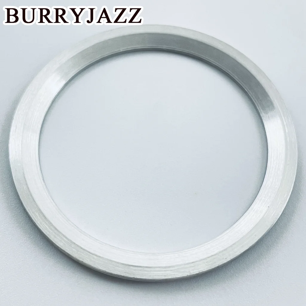 BURRYJAZZ 38 مللي متر حلقة ألومنيوم GMT غواص نمط ساعة الحافة إدراج ل 40 مللي متر ساعة حالات استبدال ملحق الغوص الحافة الدائري