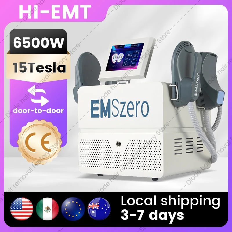 EMSzero RF Body Sculpt Machine Professional EMShape Contouring 6500W Hiemt EMS Muscle Stimulate Slimming Device