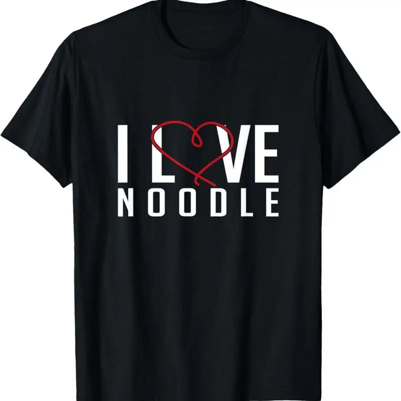 

I Love Eating Noodle Funny Novelty T Shirt Food Lovers