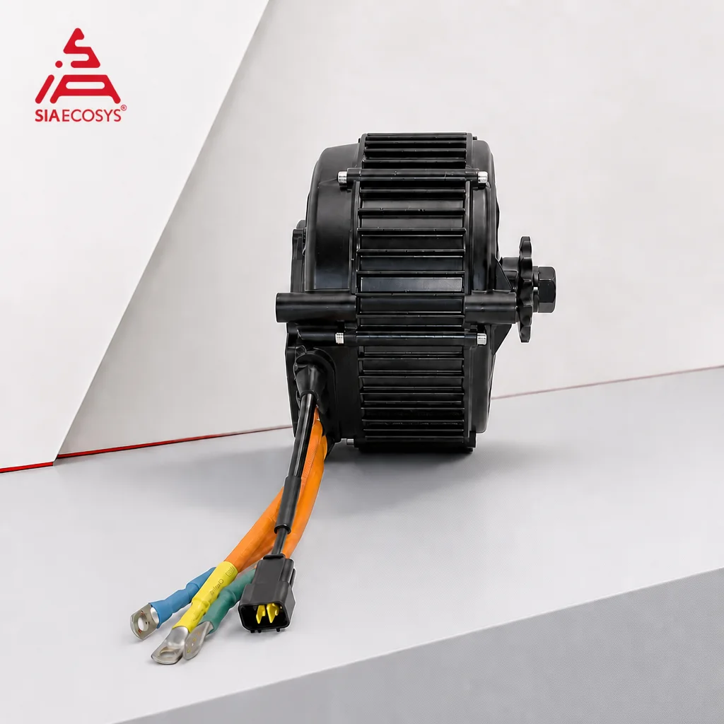 미국 창고에 보관 중인 QSMOTOR 미드 드라이브 모 - Mid Drive Motor Kit 72V 5000W 리뷰 및 가격