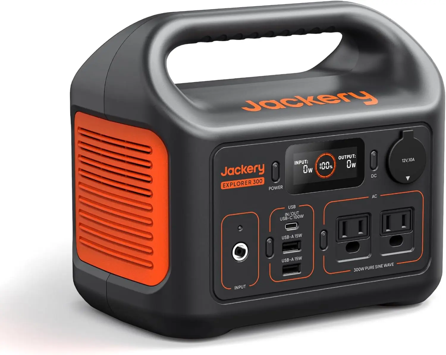 

Jackery Portable Power Station Explorer 300, 292Wh Backup LiFePO4 Battery, Solar Generator for Outdoors Camping Travel Hunting B