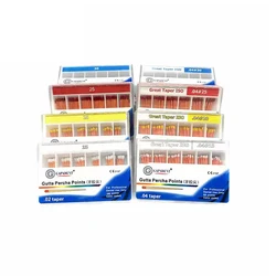 10 Boxes Dental Gutta Percha Points Root Canal Endo Filling Fiber Tips GP 02/04/06 Taper #15-40 Tooth Therapy Sealing Materials