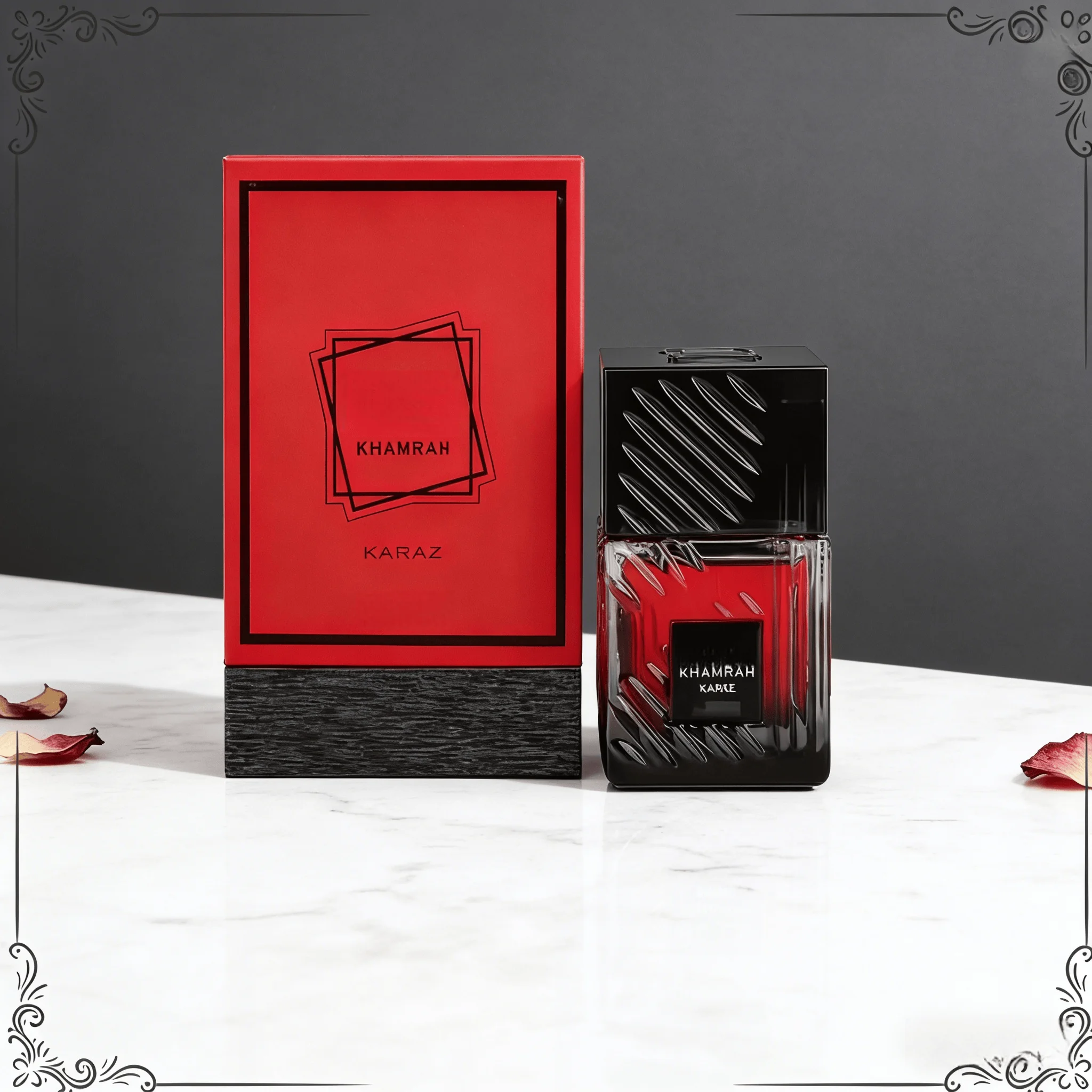 KHAMRAH KARAZ Unisex Eau De Toilette, Woody Light Fragrance with Exotic Charm, Perfect for Men & Couple Date Nights