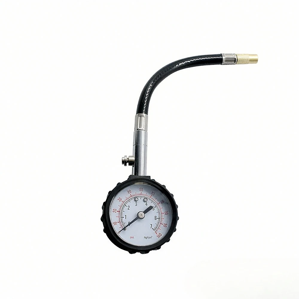 

1pc Auto Motorcycle Accessories Car High-Precision Long Tube Tire Pressure Tester 0-100PSI Wheel Air Pressure Checker Adapter