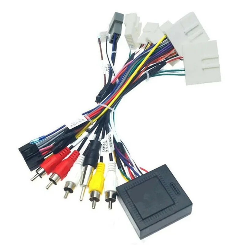 

3X Car 16PIN Android Audio Power Radio Wire Harness With Canbus Box Car Accessories For Nissan X-TRAIL/Tiida 2014-2017-L94A