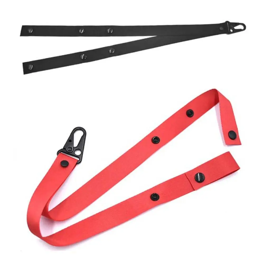 Bag Organizer Cheerleader Poms Holder Durable Hanger Lightweight Cheer Pom Lanyard Strong Hook Black Red PomPom Carrier