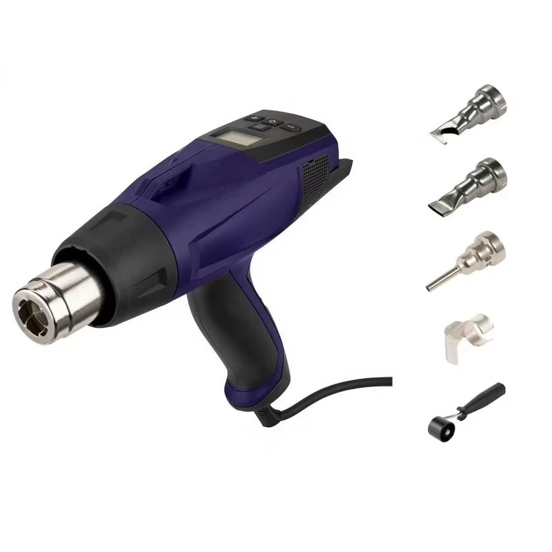 

Интеллектуальный термофен 2300 Вт с защитой от ожогов для пленок для салона автомобиля, с цифровым дисплеем, для сварки пластика