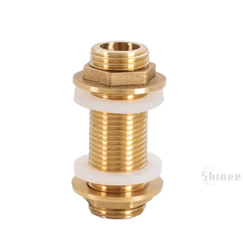 Conector de tanque de agua de latón, junta de silicona, tubo de cobre, junta de acoplamiento de tanque de peces, adaptador de manguera de tubería de