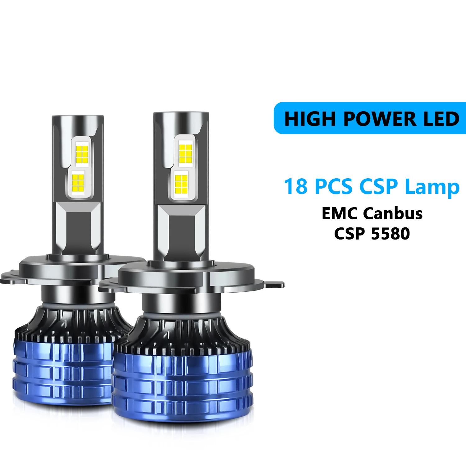 2PCS H4 H7 LED Headlight 9005/HB3 9006/HB4 9012 H13 H1 H11 H13 Headlamp Bulbs 6000k 60W 12000LM Auto Driving Running Car Light