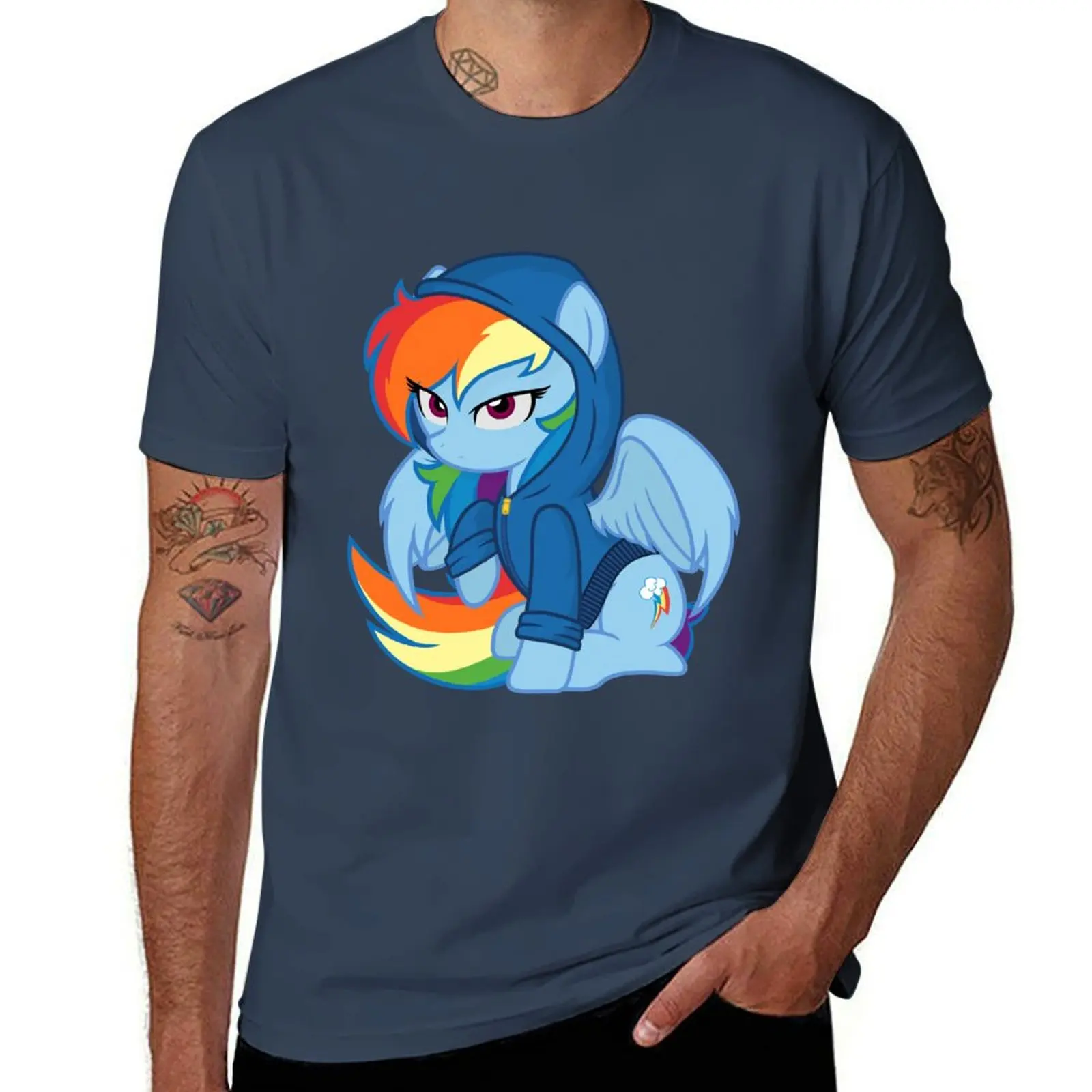 

Rainbow Dash - hoodie T-Shirt graphic t shirt vintage graphic tee shirt custom t shirt mens big and tall t shirts