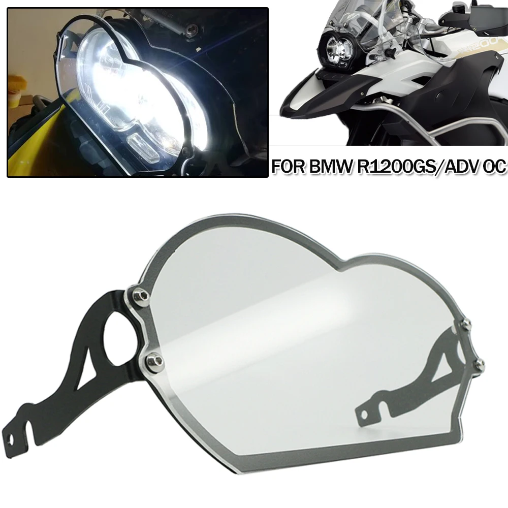 R1200GS R1200GSA Headlight Guard Cover Protection Grill For BMW GSR1200 ADV 2005-2012 Motorcycle Front Light Protective Grille