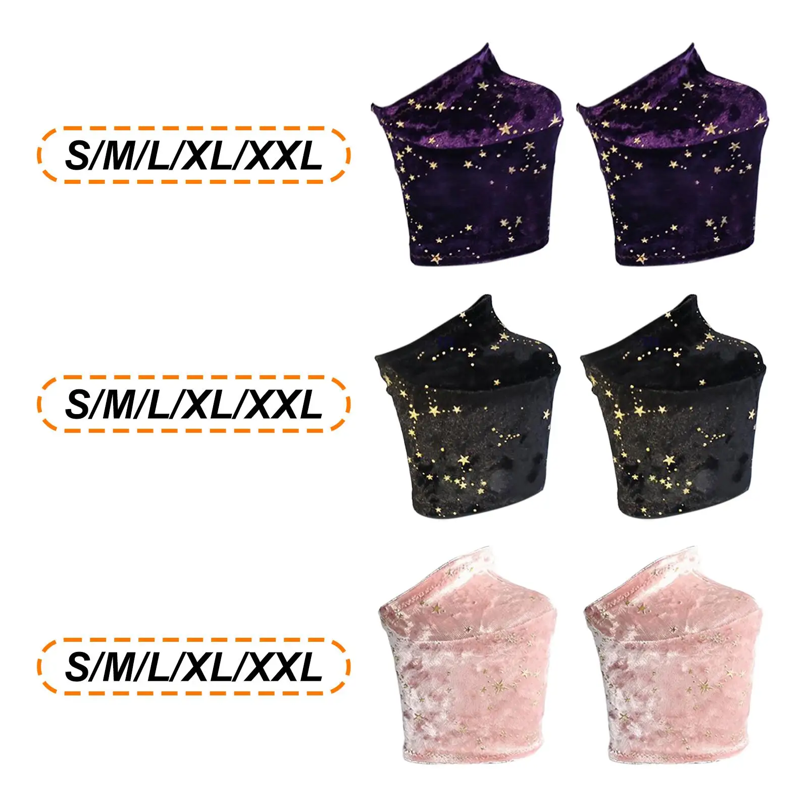 2x Stripper Pole Dance Shoe Protectors for 20cm Heels Stylish Easy to Install Grip Sleeves Protective Covers Costume Accessories