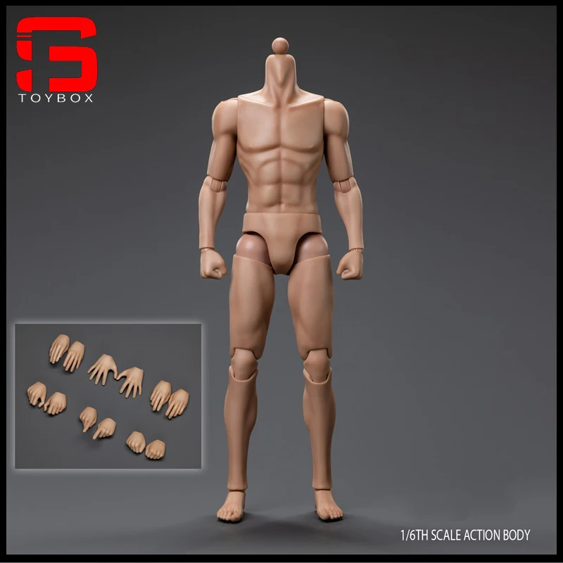 

NS-013 1/6 Scale Male Soldier Action Figure Short Anime Bronze Colored Articulated Joint Body