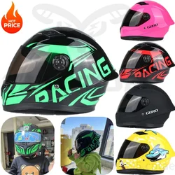 New Cute Children Helmet Safety Kid Full Face For Four Seasons Outdoor Sports Riding Adjustable Head Bicycle Motorcycle Helmets