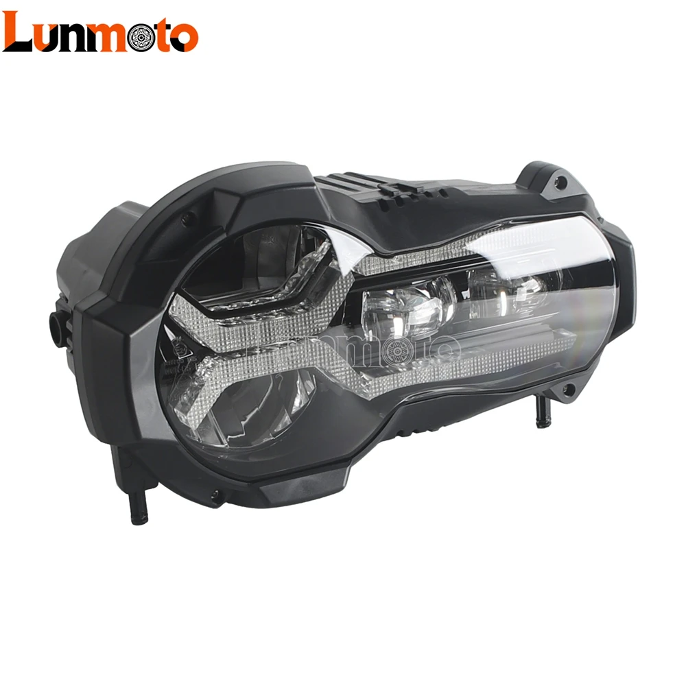 Motorcycle LED Headlight Assembly DRL Daytime Running High/Low Light IP67 Waterproof E24 For BMW R1200GS R1250GS ADV 2013-2024