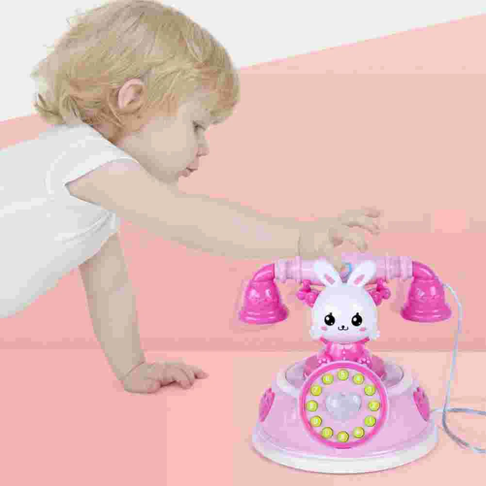 

Simulated Telephone Toy for Children Simulation Cartoon No Home Appliance Plastic Safe Kids