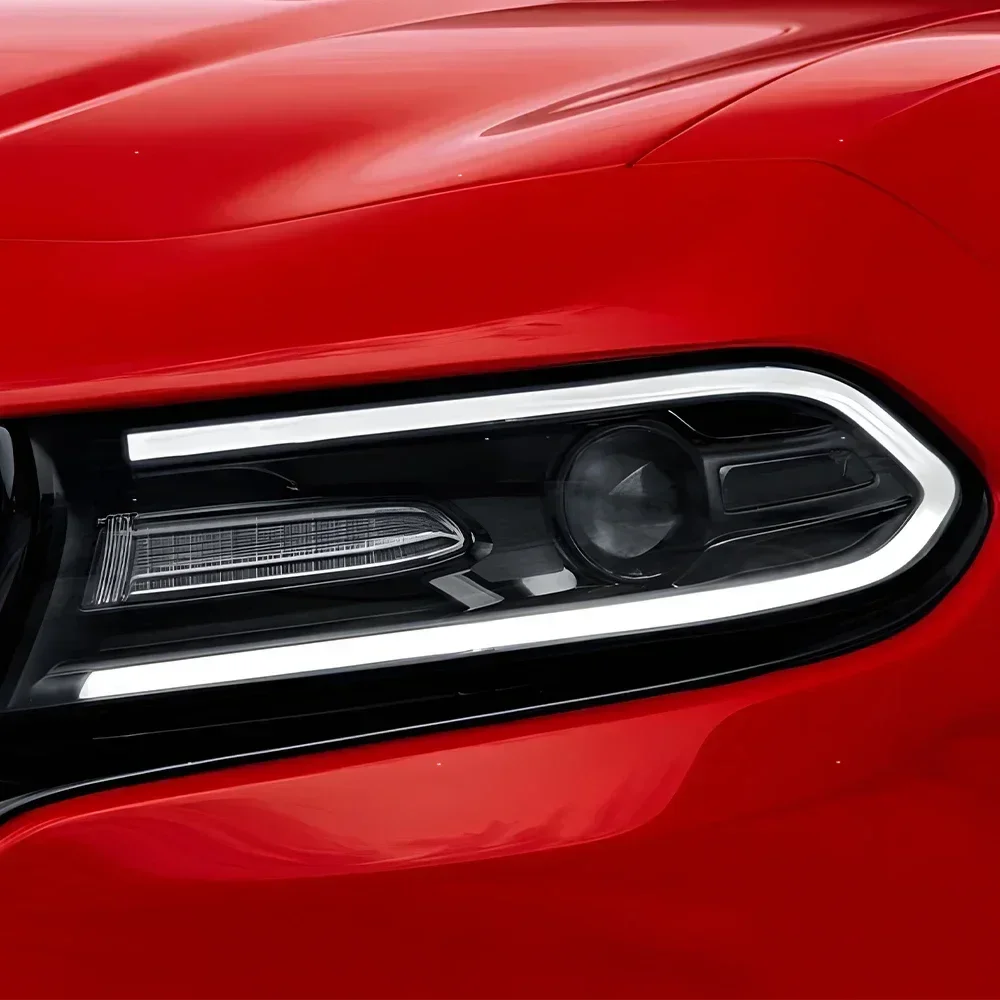 

For Dodge Charger 2015-2019 LED Car Front lamps Projector Lens Accessories Auto Headlights Original Assembly Plug and Play